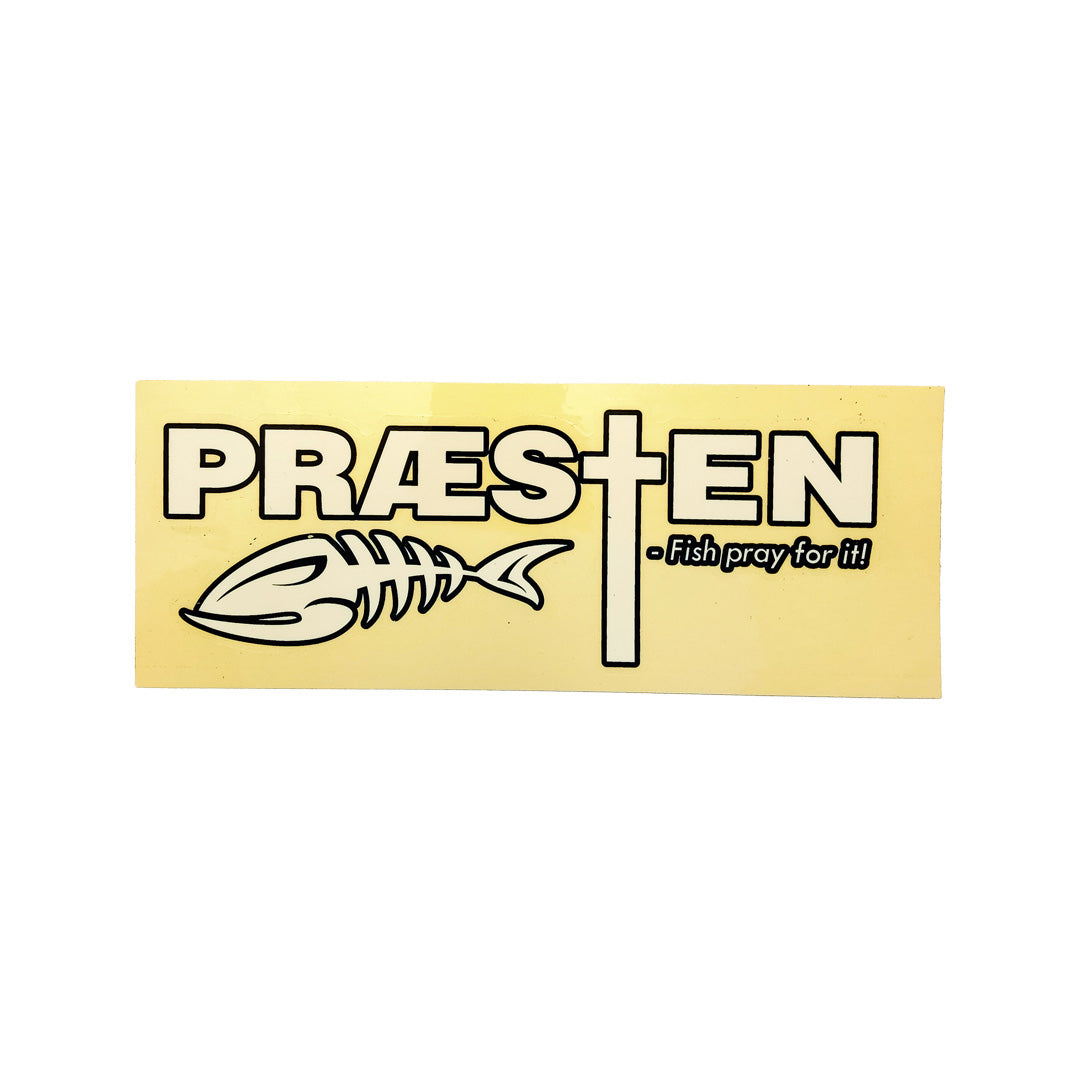 Præsten Klistermærke