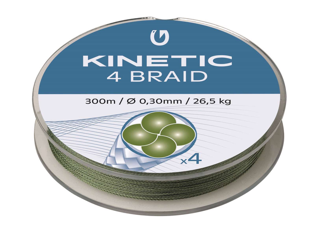 Kinetic 4 Braid Dusty Green 300m