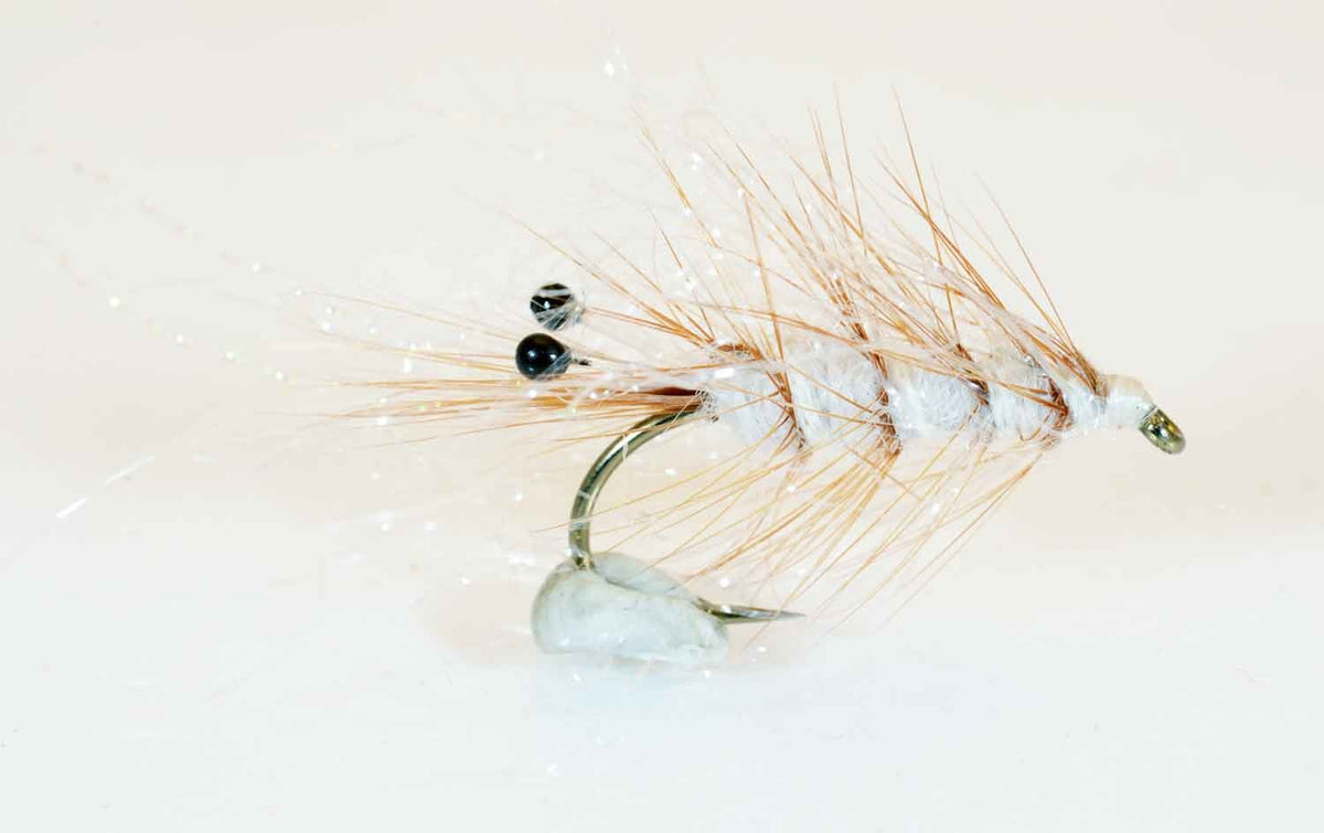 Polar Chenille Shrimp White Kystflue