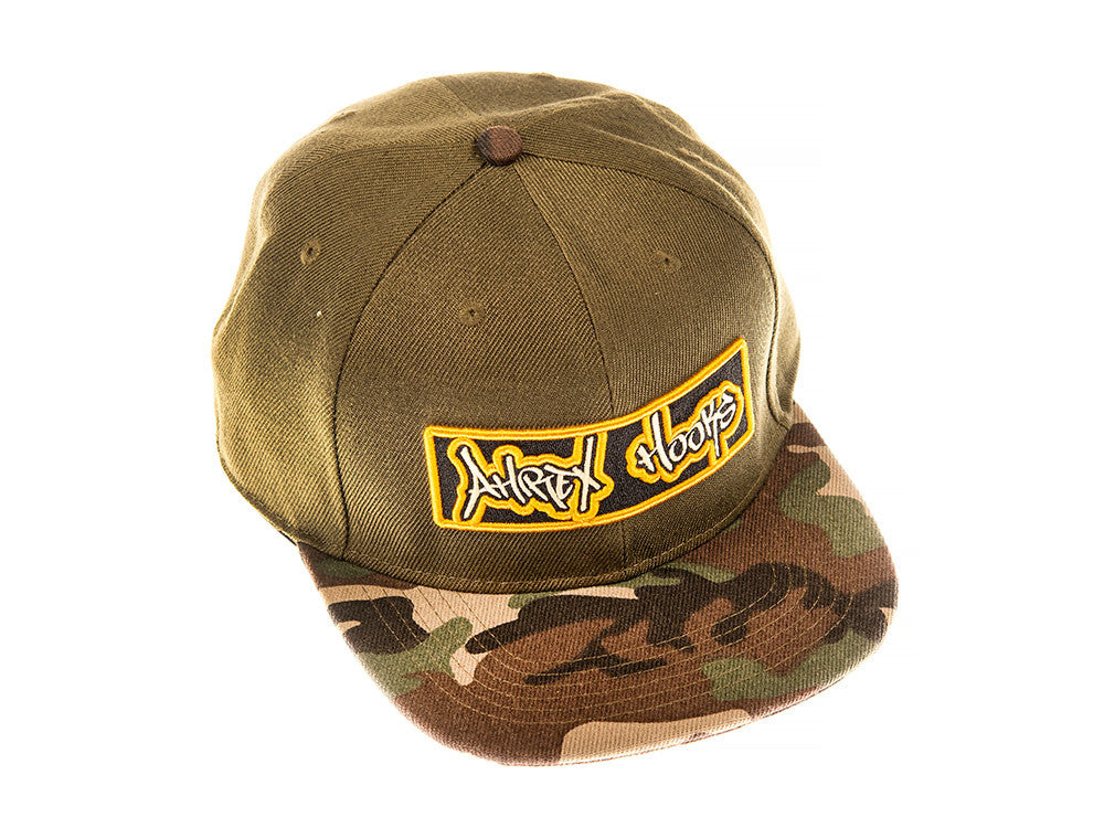 Ahrex  Flat Brim Patch Cap - Camo