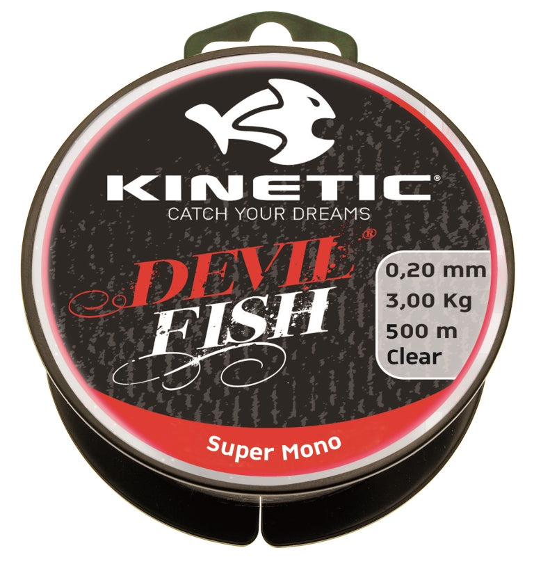 Kinetic Devilfish Super Mono Clear 150m Nylonline