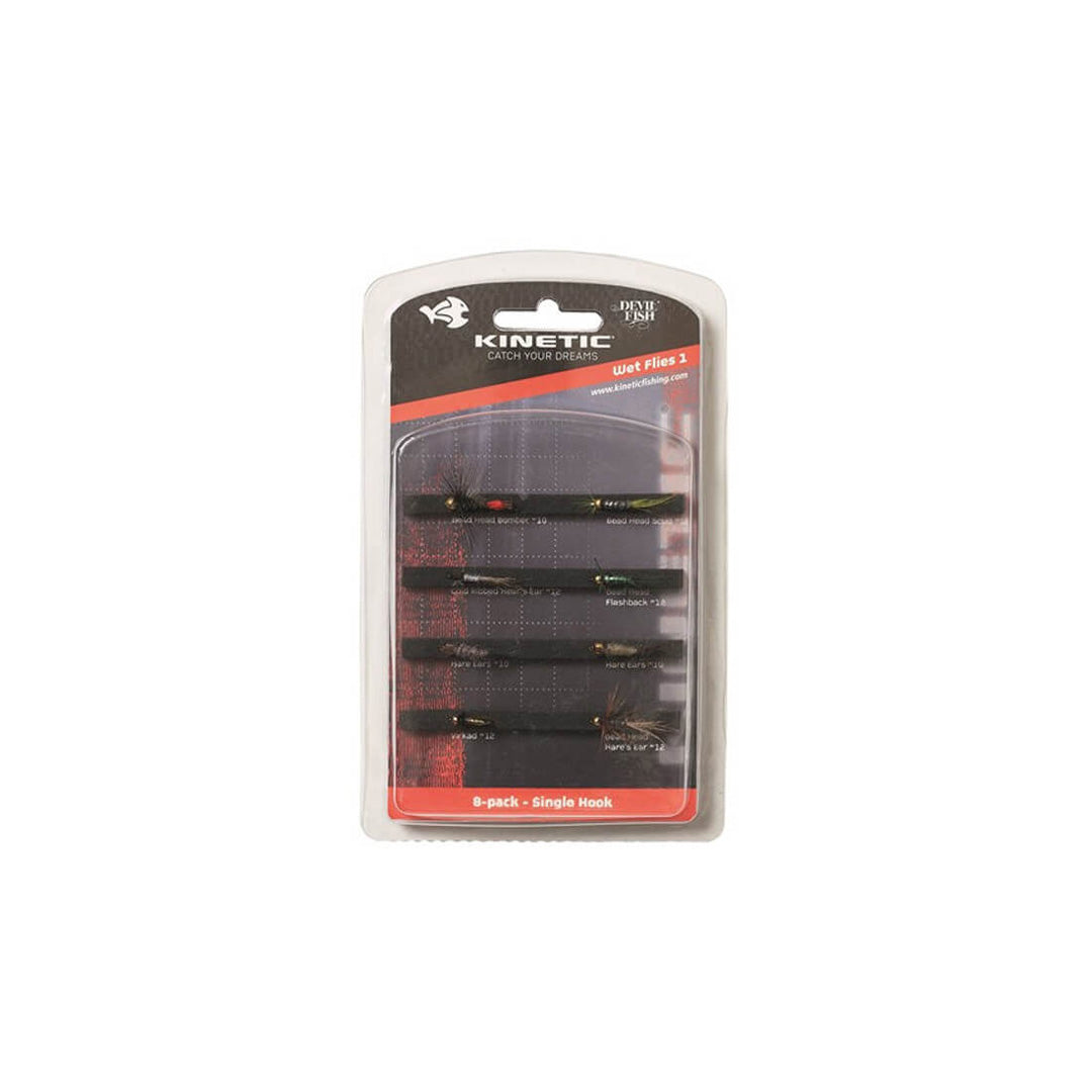 Kinetic Wet Flies 1 Collection 8 stk. Vådfluer