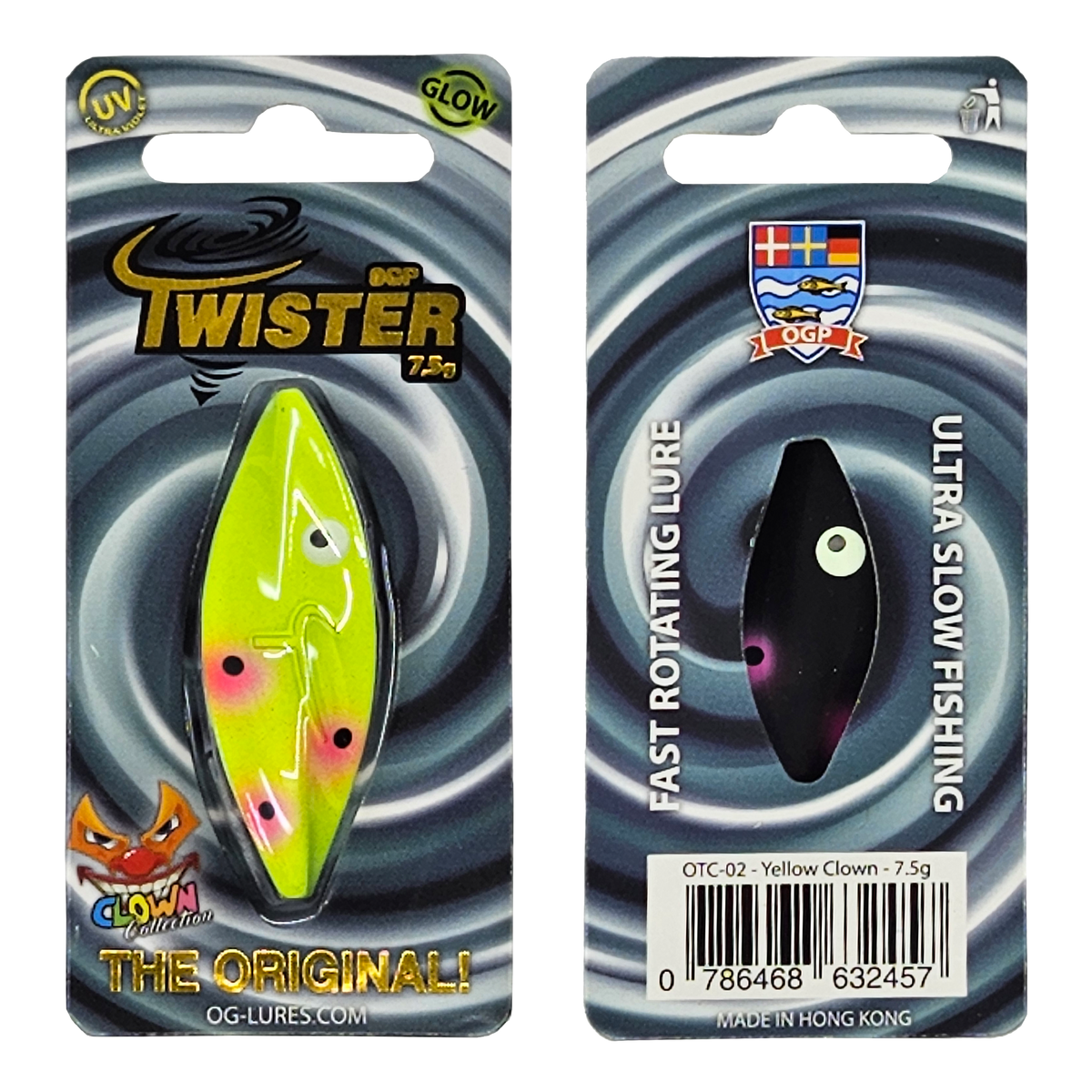 OGP Twister 7,5g - Clown Collection