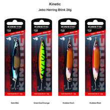 Farveoversigt – Kinetic Jebo Herring Blink 24g