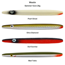 Farveoversigt – Westin Sømmet 12cm 28g