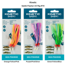 Farveoversigt – Kinetic Sabiki Flasher UV Rig #7/0