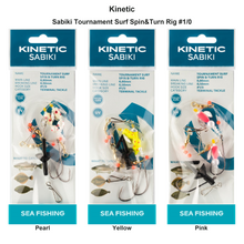 Farveoversigt – Kinetic Sabiki Tournament Surf Spin&Turn Rig #1/0
