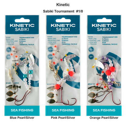Farveoversigt – Kinetic Sabiki Tournament  #1/0