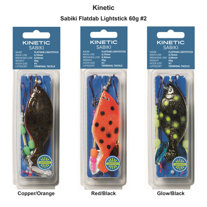 Farveoversigt – Kinetic Sabiki Flatdab Lightstick 60g #2