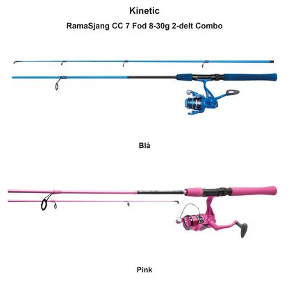 Farveoversigt – Kinetic RamaSjang CC 7 Fod 8-30g 2-delt Combo
