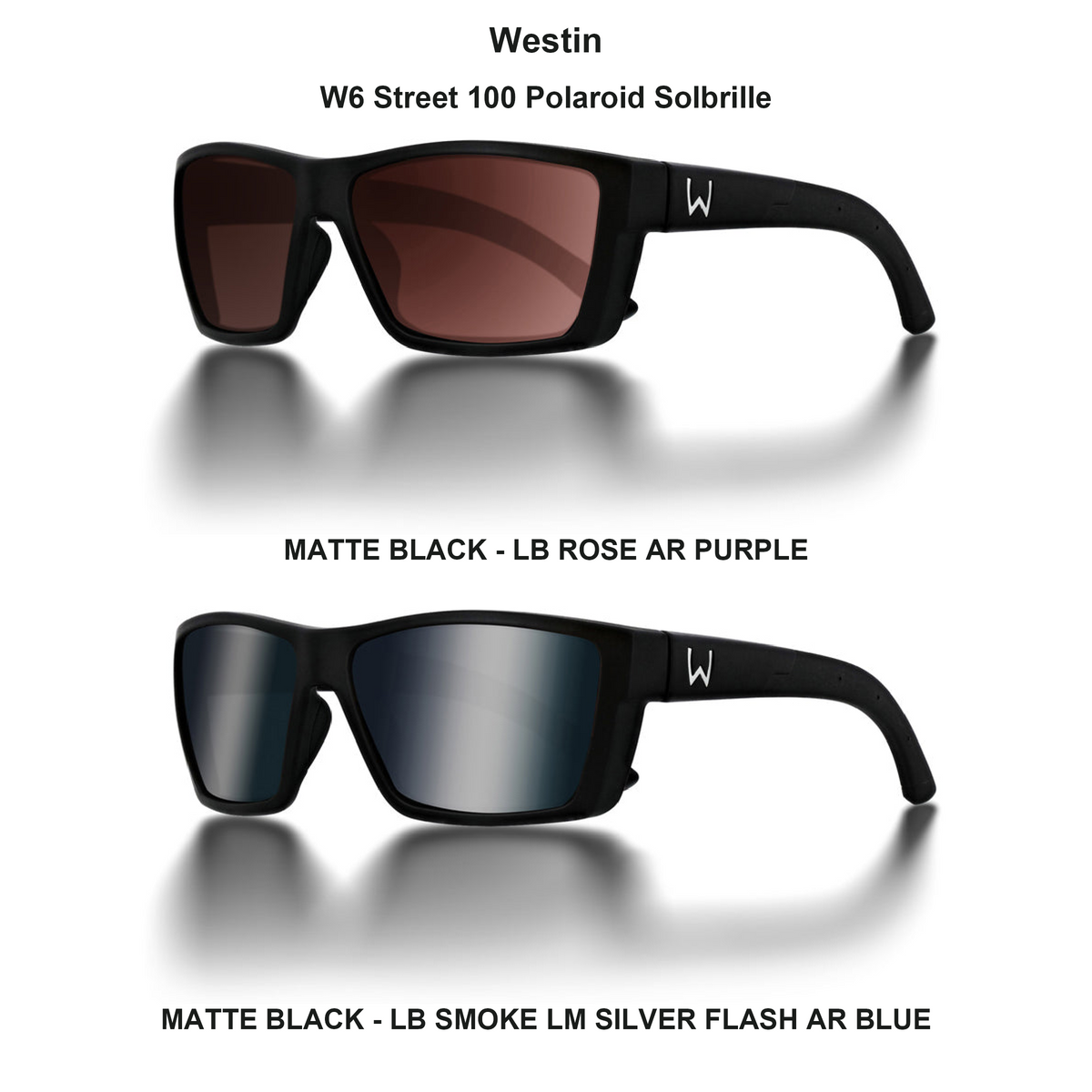 Farveoversigt – Westin W6 Street 100 Polaroid Solbrille