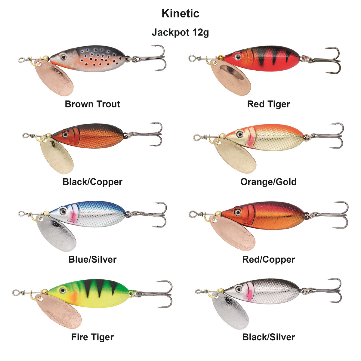Farveoversigt – Kinetic Jackpot 12g