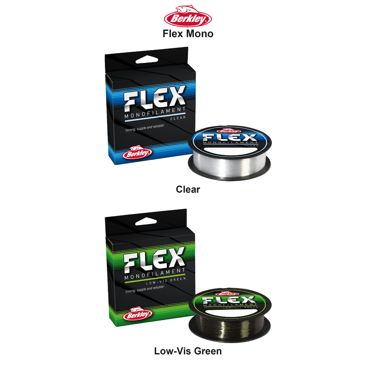 Farveoversigt – Berkley Flex Mono