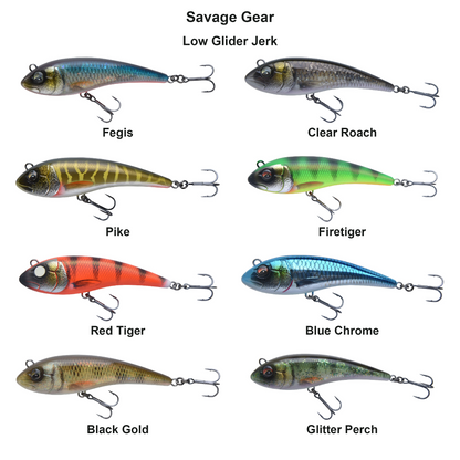 Farveoversigt – Savage Gear Low Glider Jerk