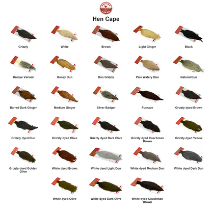 Farveoversigt – Whiting Hen Cape