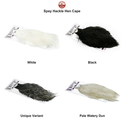 Farveoversigt – Whiting Spey Hackle Hen Cape
