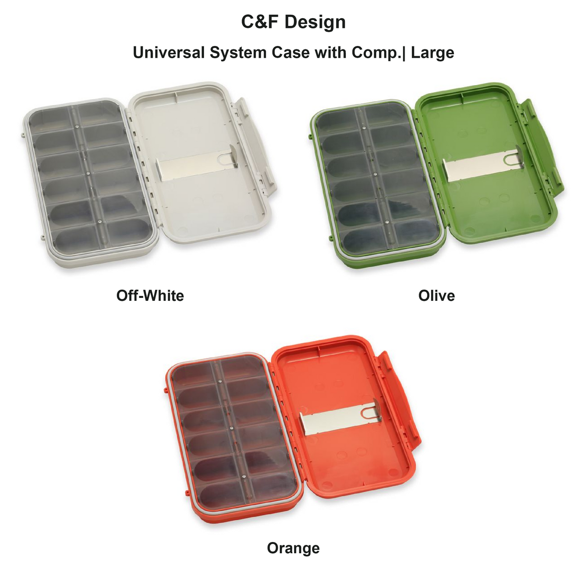 Farveoversigt – C&F Design Universal System Case with Comp.| Large