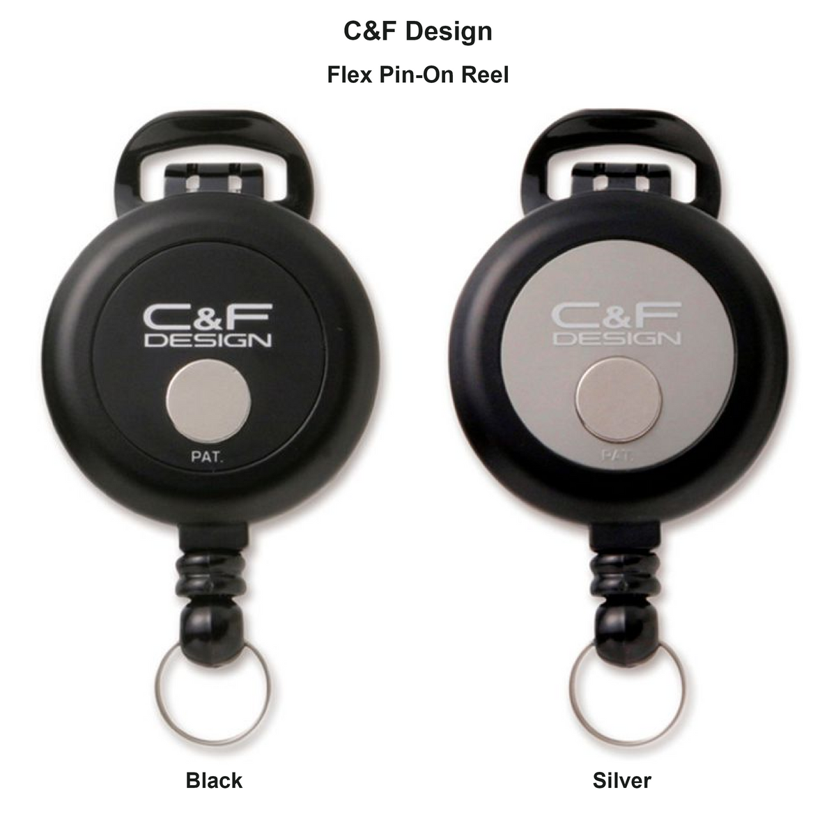 Farveoversigt – C&F Design Flex Pin-On Reel