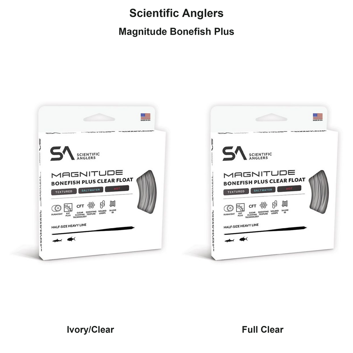 Farveoversigt – Scientific Anglers Magnitude Bonefish Plus