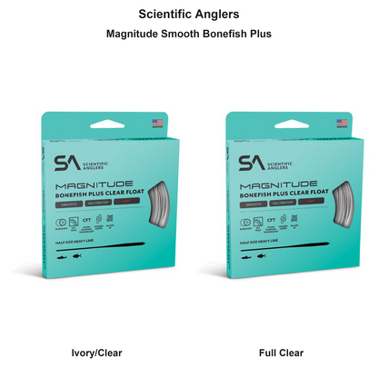 Farveoversigt – Scientific Anglers Magnitude Smooth Bonefish Plus