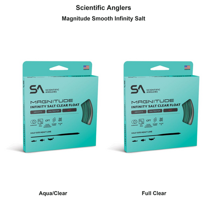 Farveoversigt – Scientific Anglers Magnitude Smooth Infinity Salt
