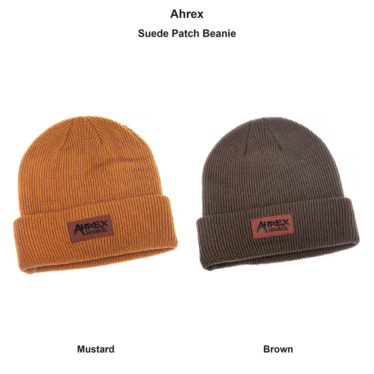 Farveoversigt – Ahrex Suede Patch Beanie