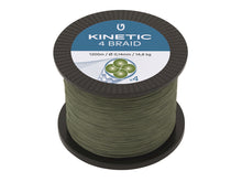 Kinetic 4 Braid 1200m Dusty Green Fletline