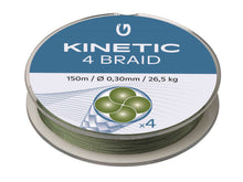 Kinetic 4 Braid Dusty Green 150m