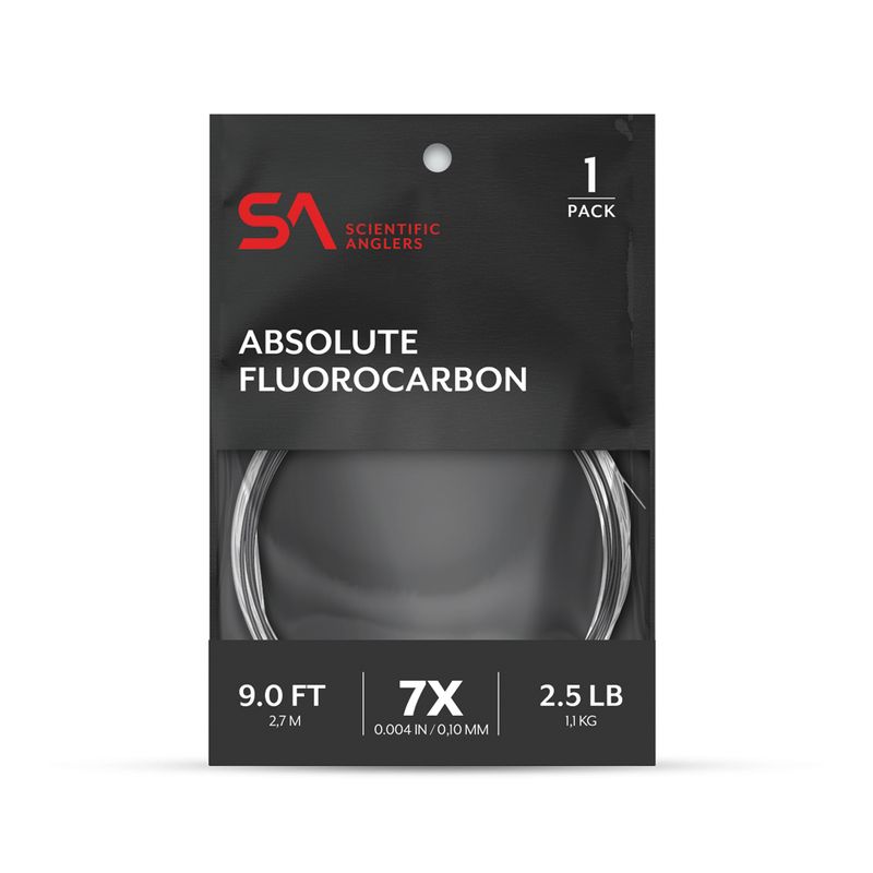 Scientific Anglers Absolute Fluorocarbon Leader 9' – 9' leader â€“ product_1_35100.jpg
