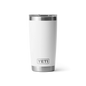 YETI Rambler 20 OZ Tumbler White, 591ml Krus